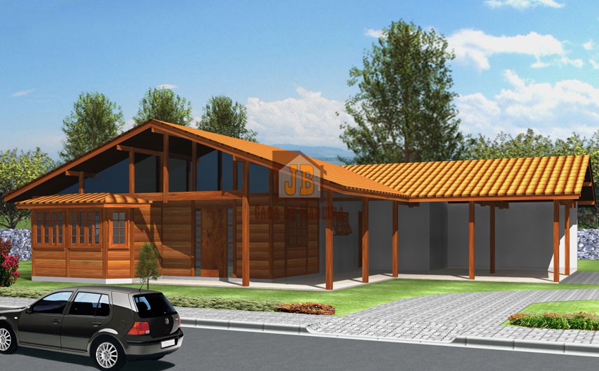 Casa de Madeira – Vitória da Conquista-BA - 195,91 m² Casa de Madeira – Vitória da Conquista-BA - 195,91 m²