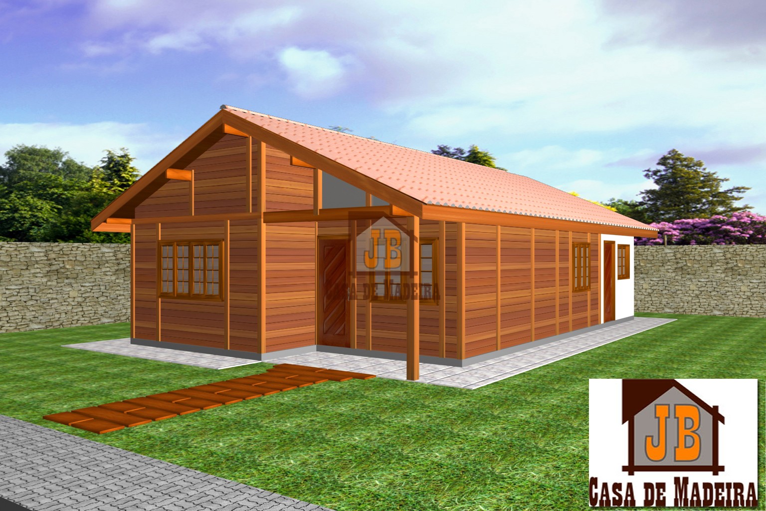 Casa de Madeira – Paraju-ES - 87,60 m²