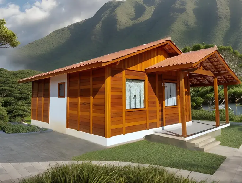 Telhado, beiral e cobertura em casas de madeira: o que observar
