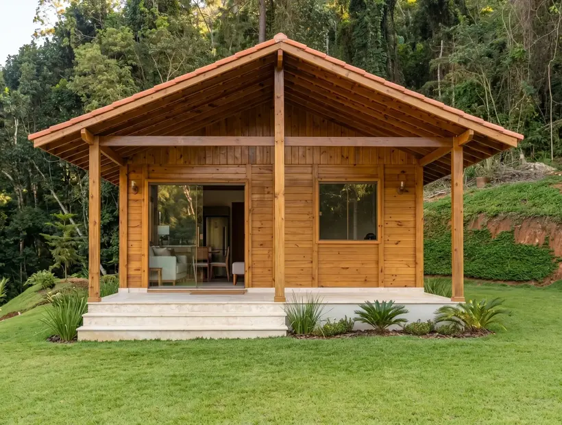 Como escolher uma casa de madeira para construir no ES