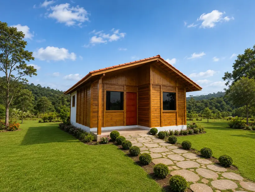 Como a manutenção preserva a beleza da casa de madeira
