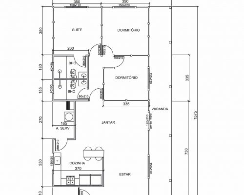 Casa de Madeira – Vitória-ES – 130,46 m²