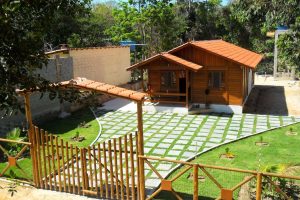 Casa de Madeira de Pinus em Autoclave de 63,37 m²