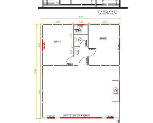 Casa de Madeira - Pedra Azul-ES – 90 m²