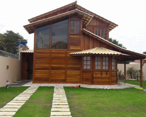 Casa de Madeira Duplex – Viana-ES – 78 m²