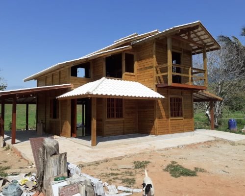 Duplex JB Casa de Madeira – Modelo Aracruz-ES – 123,50 m²
