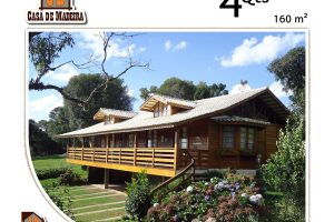 Casa de Madeira – Castelo-ES - 160 m²